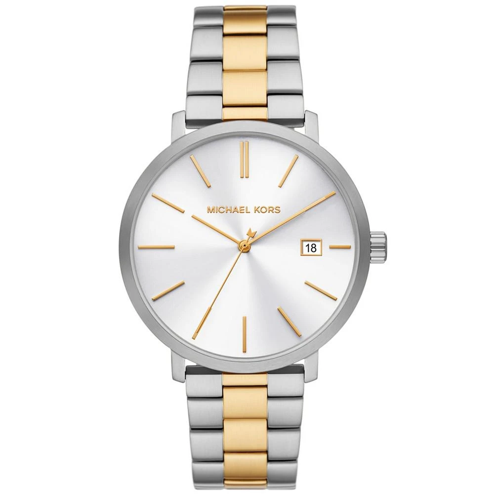 商品Michael Kors|Men's Blake Three-Hand Date Two-Tone Stainless Steel Watch 42mm,价格¥1695,第1张图片