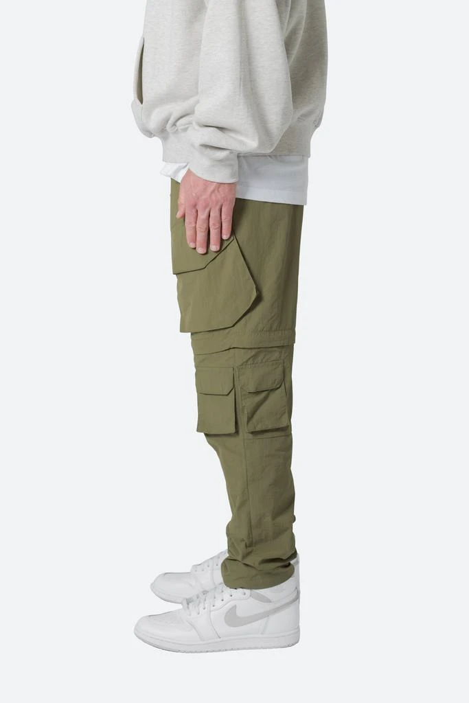 商品MNML|Nylon Cargo Traveler Pants - Olive,价格¥473,第3张图片详细描述