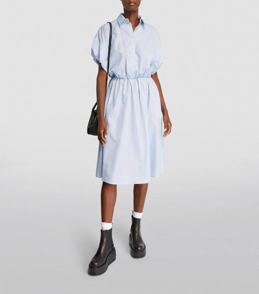 商品Maje|Cotton Striped Midi Dress,价格¥3031,第2张图片详细描述