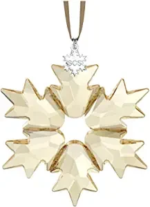 商品Swarovski|SWAROVSKI 女士透明色水晶小雪花吊坠 5376665,价格¥526,第1张图片