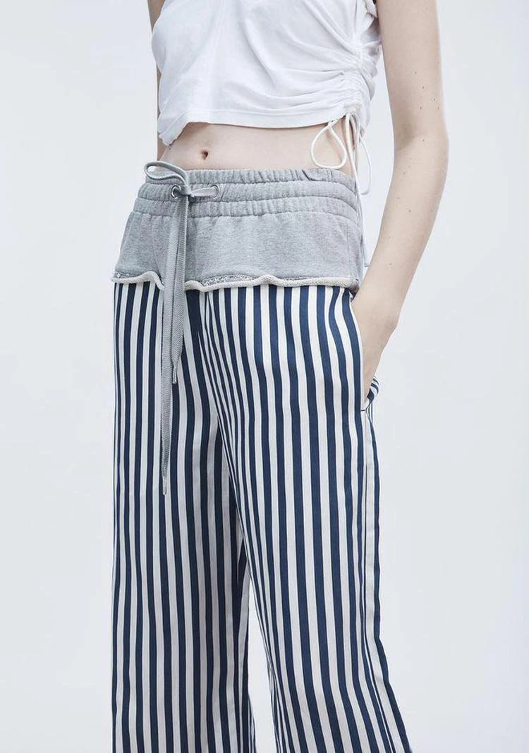 商品Alexander Wang|TERRY STRIPE COMBO PANTS,价格¥1190,第5张图片详细描述