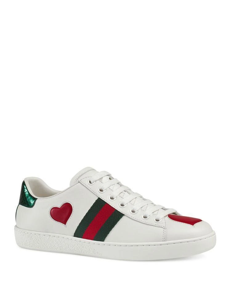 商品Gucci|New Ace Lace Up Sneakers 板鞋,价格¥4642,第1张图片