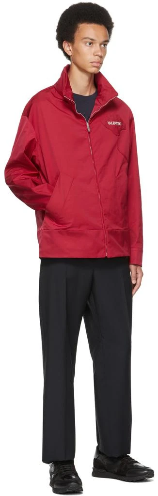 商品Valentino|Navy Mohair & Wool Trousers,价格¥2696,第4张图片详细描述