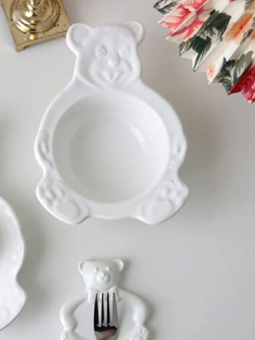商品April in May|My Bear - Bear Bowl and Plate (Basic),价格¥665,第3张图片详细描述