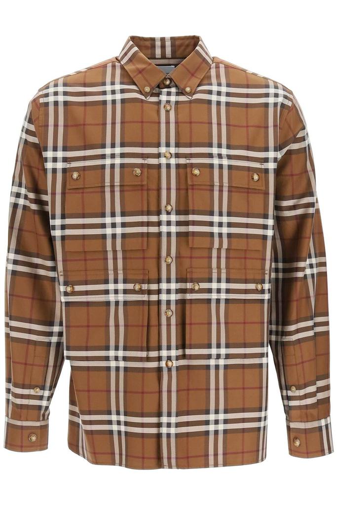 MULTIPLE POCKET TARTAN SHIRT商品第1张图片规格展示