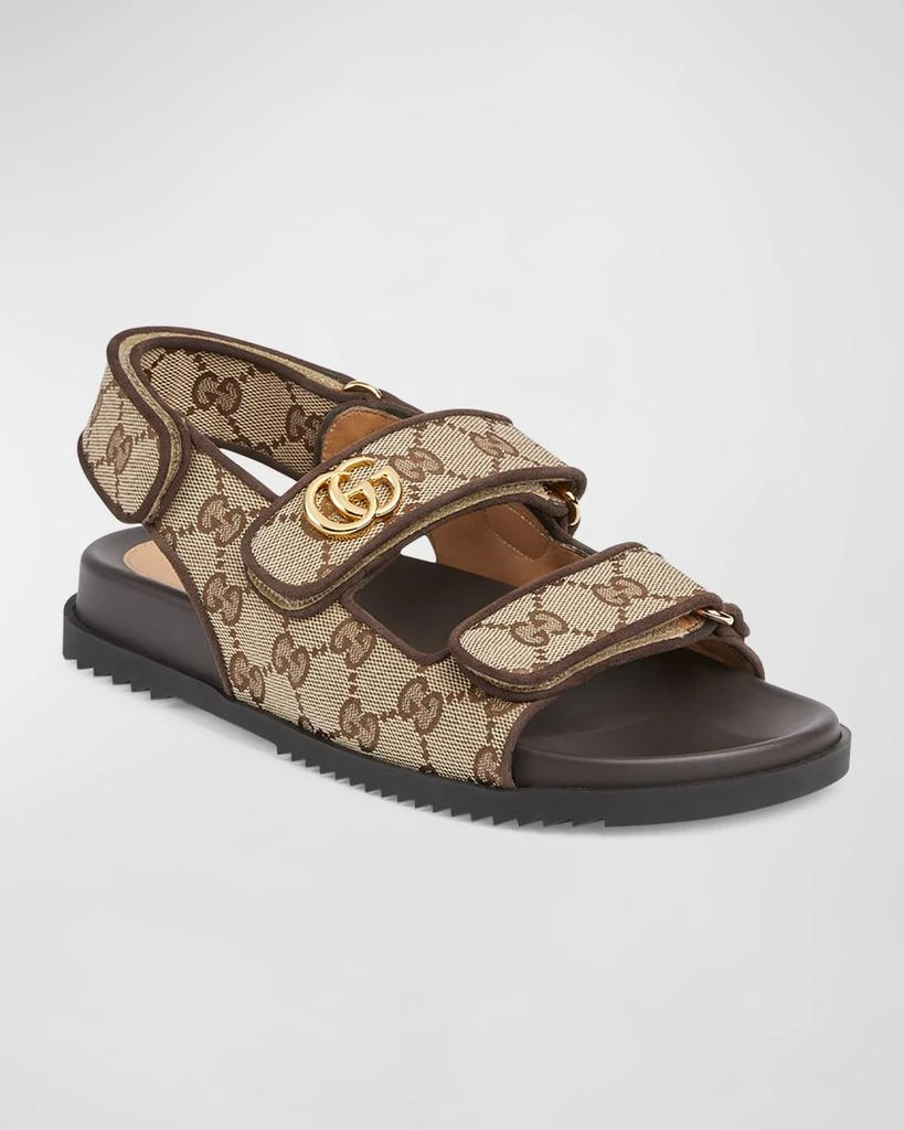 商品Gucci|Moritz Monogram Easy Slingback Sandals,价格¥8112,第2张图片详细描述