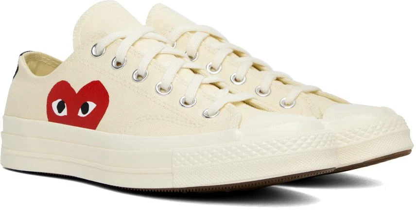商品Comme des Garcons|Off-White Converse Edition Chuck 70 Low Top Sneakers,价格¥1161,第4张图片详细描述