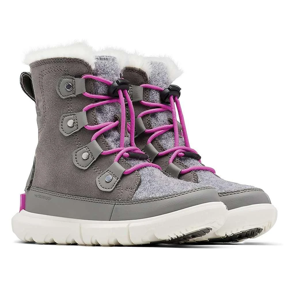 商品SOREL|Sorel Youth Explorer Lace WP Boot,价格¥552,第3张图片详细描述