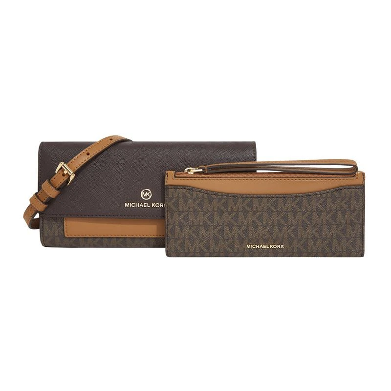 商品[国内直发] Michael Kors|MK 女包 迈克·科尔斯 MICHAEL KORS JET SET CHARM系列 棕色多色小号单肩斜挎包 32H1GT9C8B BRN ACORN,价格¥1296,第4张图片详细描述