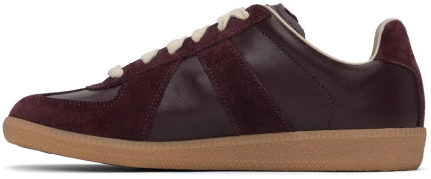 商品MAISON MARGIELA|Burgundy Replica Sneakers,价格¥4837,第3张图片详细描述