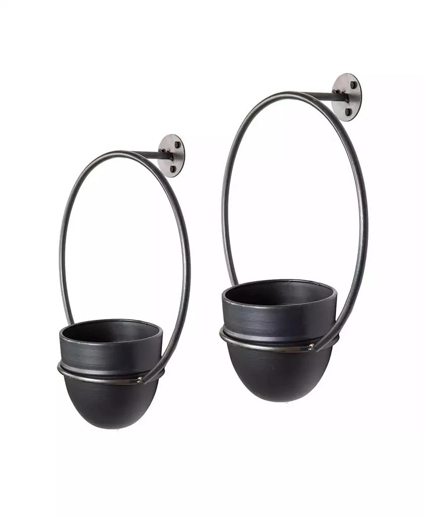 商品Danya B|Urban Green 2-Piece Metal Hanging Planter Set,价格¥557,第1张图片