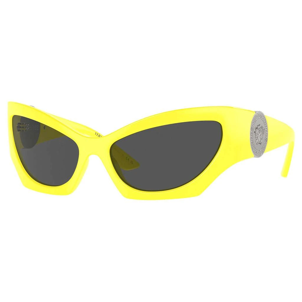 商品Versace|Versace 黄色 Cat-Eye 太阳镜,价格¥849,第1张图片