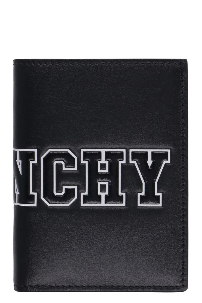 商品Givenchy|Givenchy Leather Flap-over Wallet,价格¥1874,第1张图片
