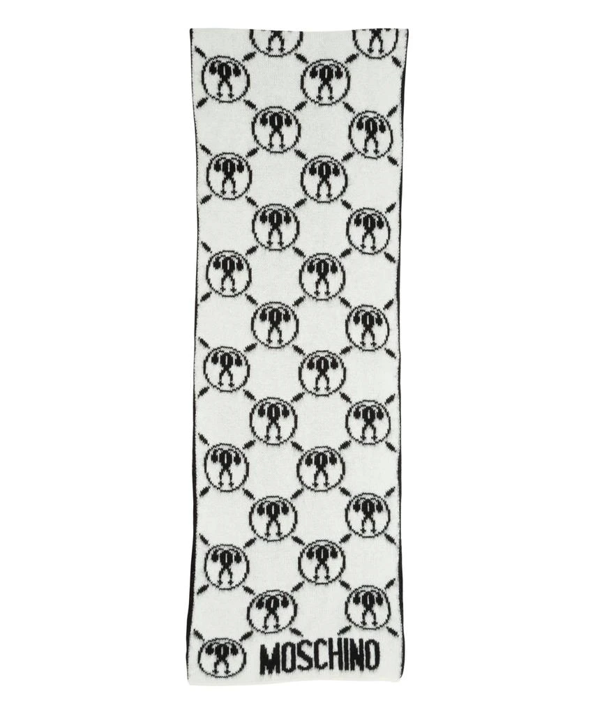 商品Moschino|Moschino Double Question Mark Cashmere Scarf,价格¥1073,第3张图片详细描述