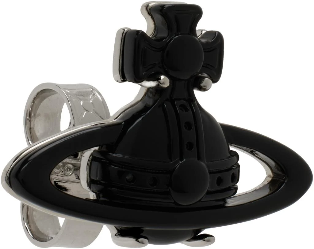 商品Vivienne Westwood|Black Suzon Single Stud Earring,价格¥837,第2张图片详细描述