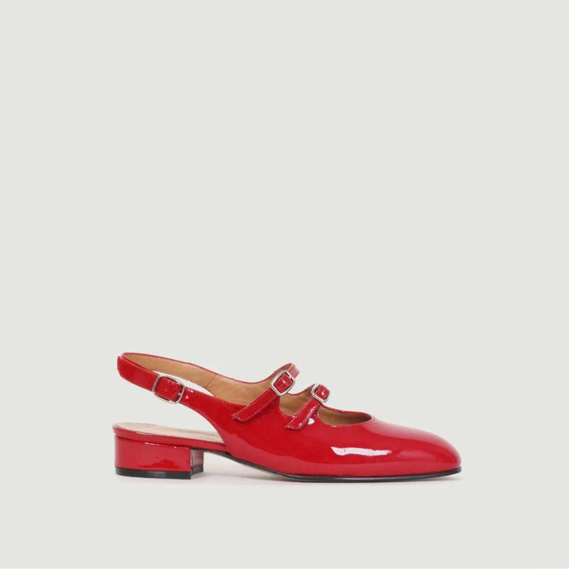 商品Carel|Peach Double Strap Derbies Red CAREL,价格¥3165,第1张图片