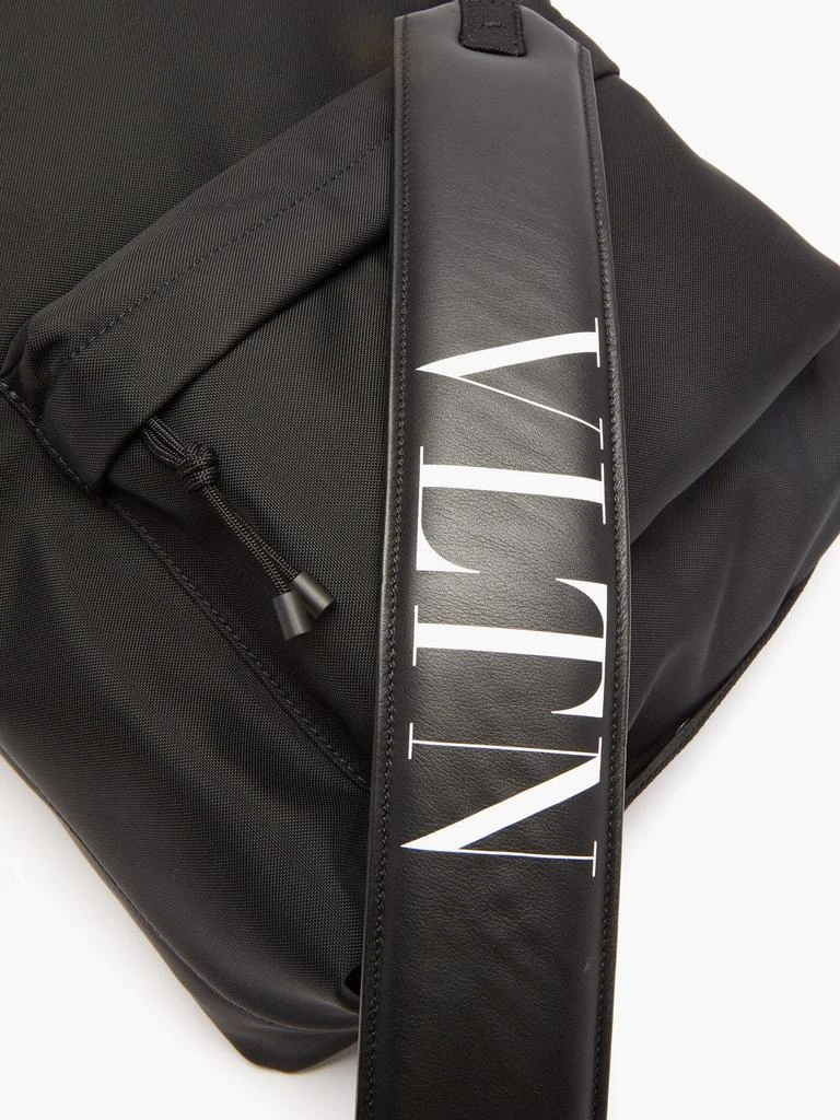 VLTN-logo canvas backpack 商品