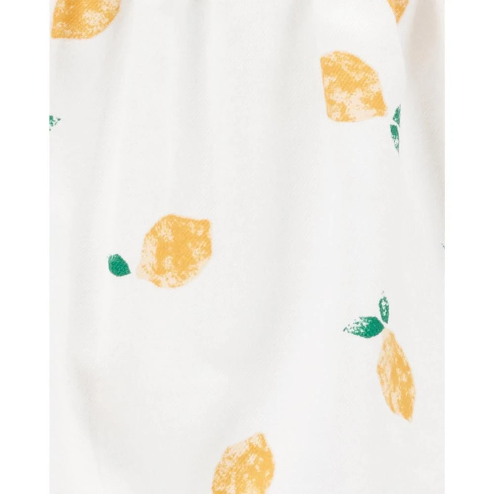 商品Carter's|Baby Girls Lemon Print Outfit and Head Wrap, 3 Piece Set,价格¥240,第2张图片详细描述