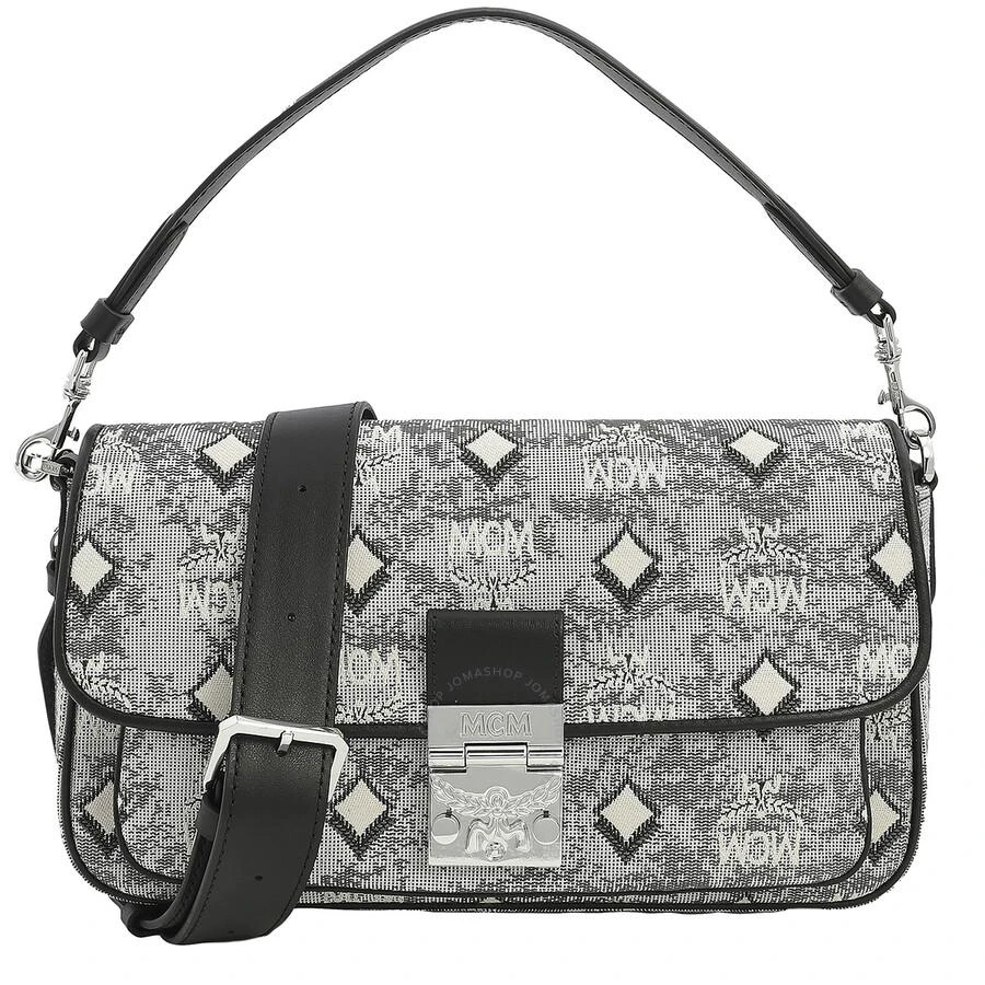 商品MCM|Ladies Grey Crossbody Bag in Vintage Jacquard Monogram,价格¥4206,第1张图片