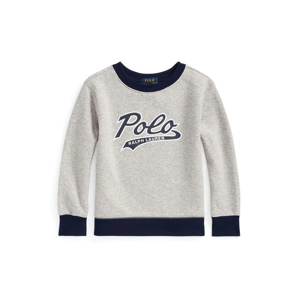 商品Ralph Lauren|Logo Fleece Sweatshirt (Toddler),价格¥136,第1张图片