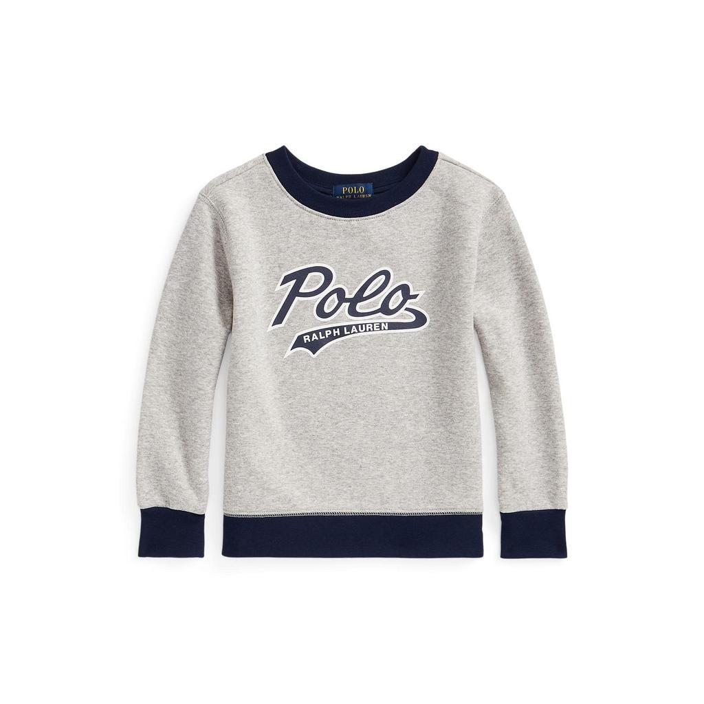 商品Ralph Lauren|Logo Fleece Sweatshirt (Little Kids),价格¥271-¥299,第1张图片