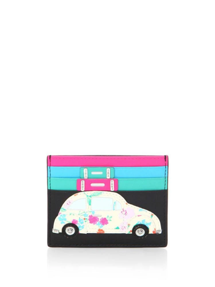 商品Kate Spade|Scenic Route Leather Card Case,价格¥462,第1张图片