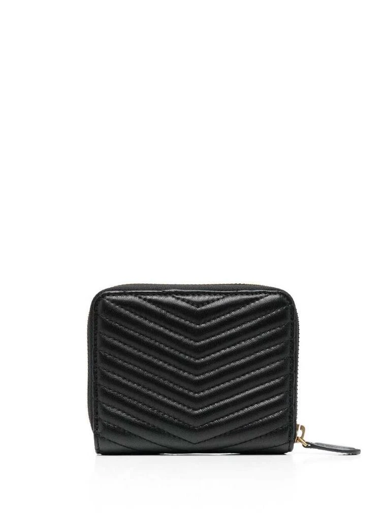 商品PINKO|Black Taylor Zip Around Wallet In Quilte Leather Pinko Woman,价格¥1011,第2张图片详细描述