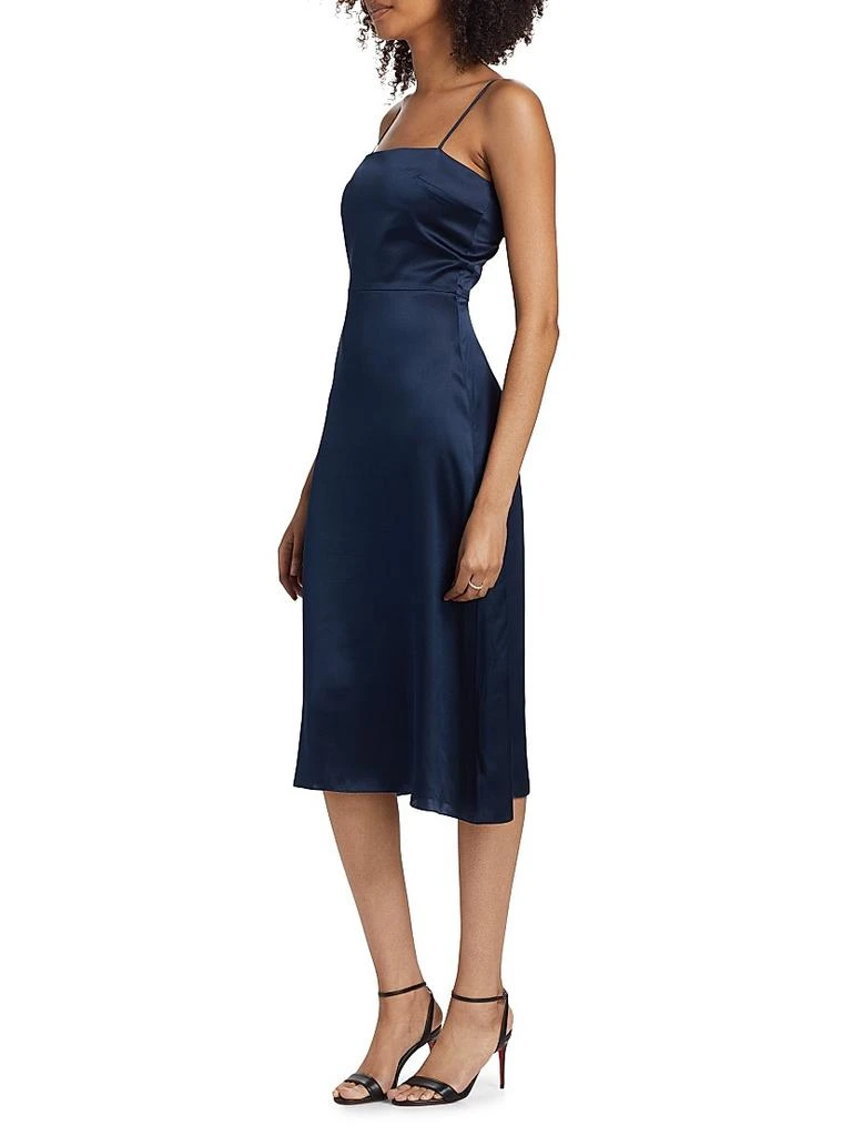商品Amanda Uprichard|Clover Silk Midi-Dress,价格¥1126,第4张图片详细描述