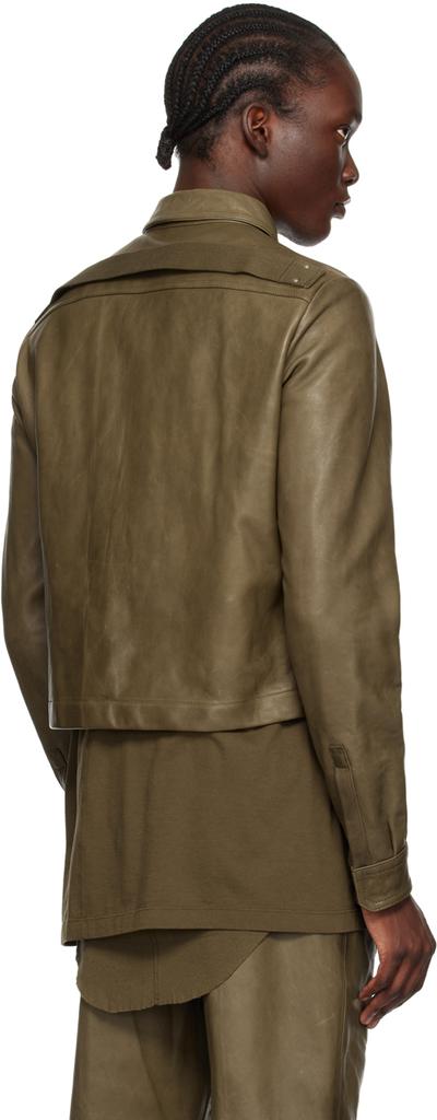 ジャケット・アウター rickowens Alice strobe leather JKT 24AW Rick Owens Alice Strobe Jacket In Black | ModeSens
