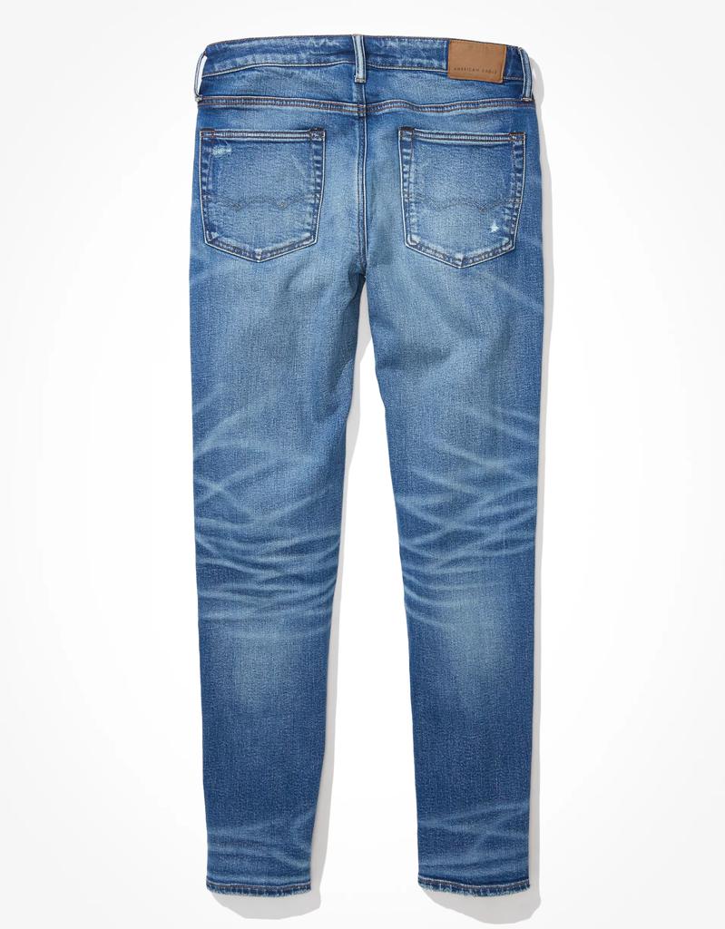 AE AirFlex+ Patched Slim Straight Jean商品第5张图片规格展示