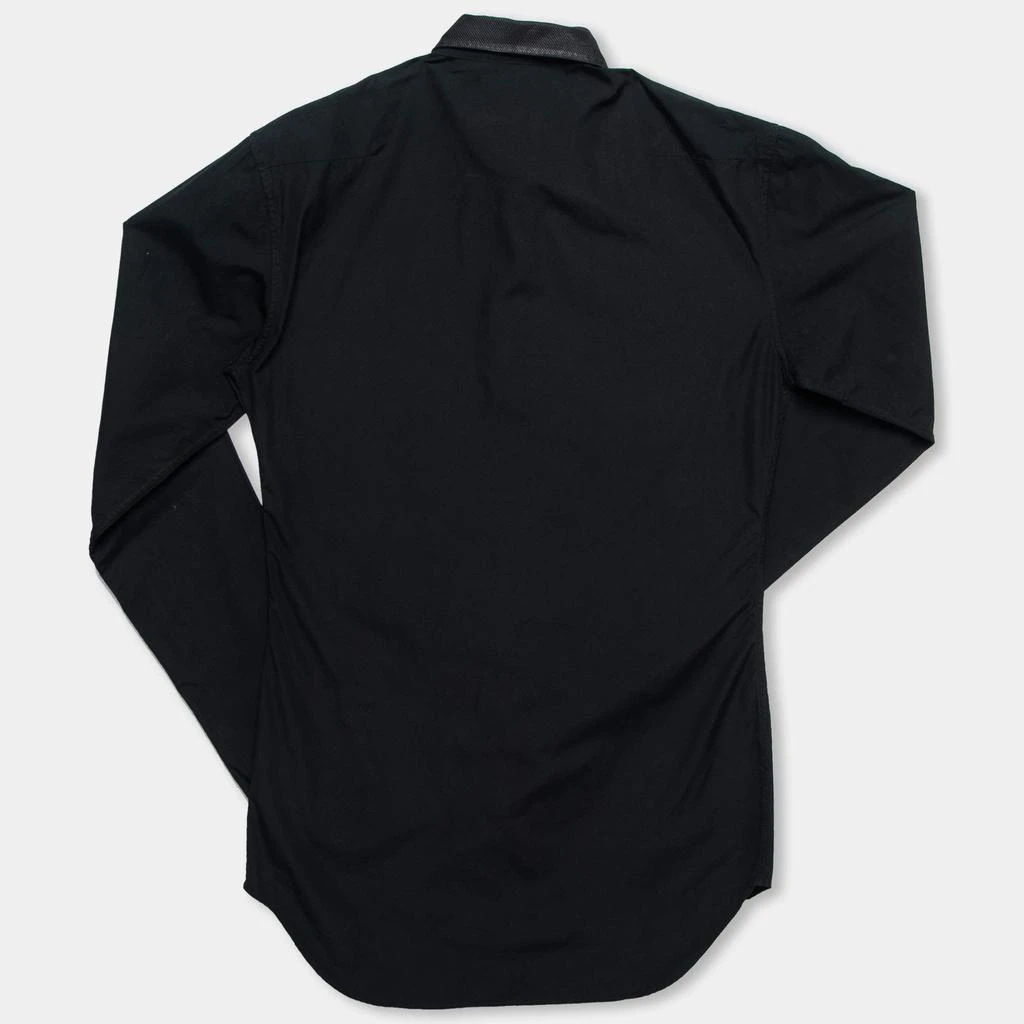 商品[二手商品] Dior|Dior Black Cotton Button Front Long Sleeve Shirt S,价格¥1126,第2张图片详细描述