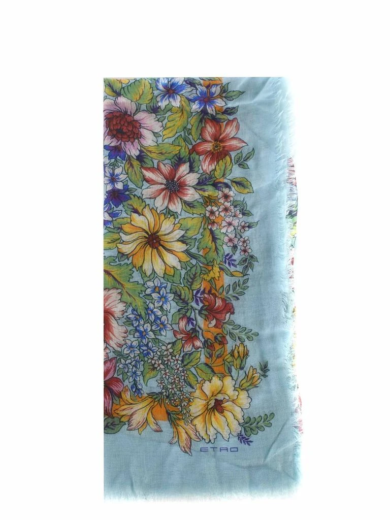 商品ETRO|Etro Bouquet Printed Scarf,价格¥2413,第3张图片详细描述