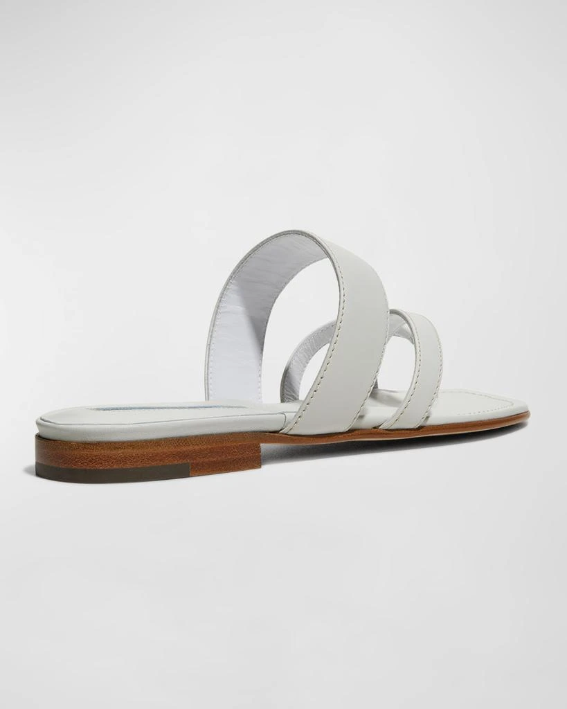 商品Manolo Blahnik|Susa Flat Leather Sandals,价格¥6105,第3张图片详细描述
