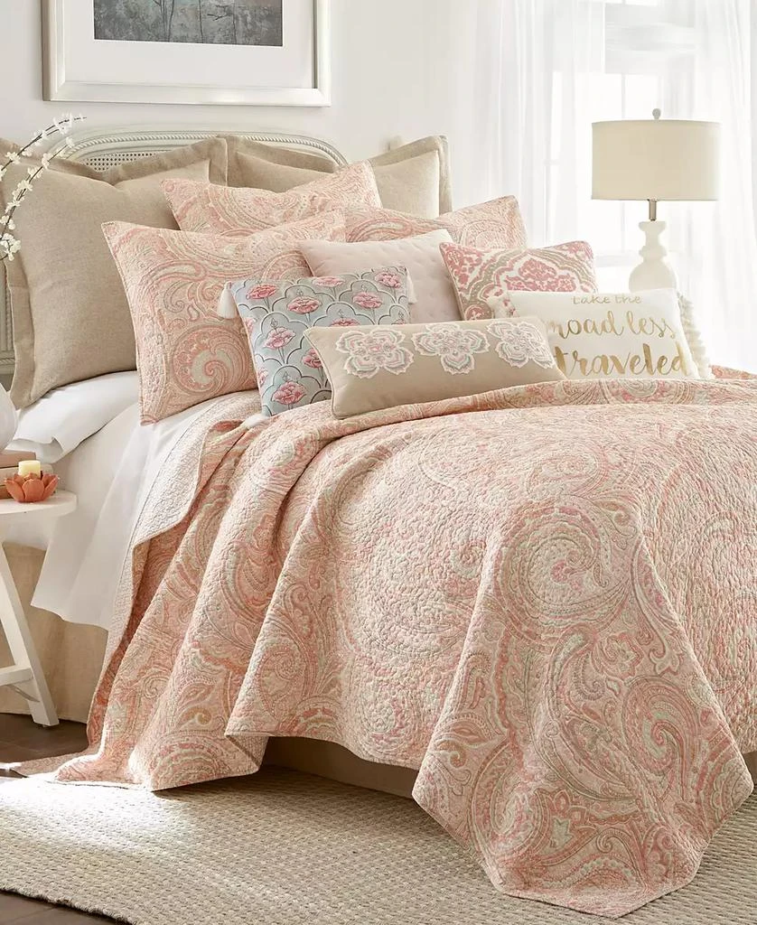 商品Levtex|Spruce Paisley Reversible 2-Pc. Quilt Set,价格¥208,第2张图片详细描述