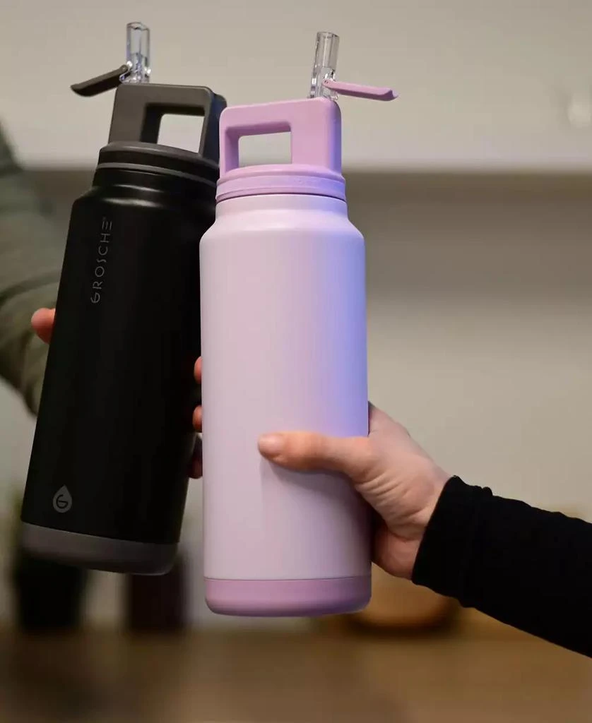 Alpine Flip 'N Sip Insulated, Leakproof Water Bottle with Straw, 40 OZ-2pk 商品