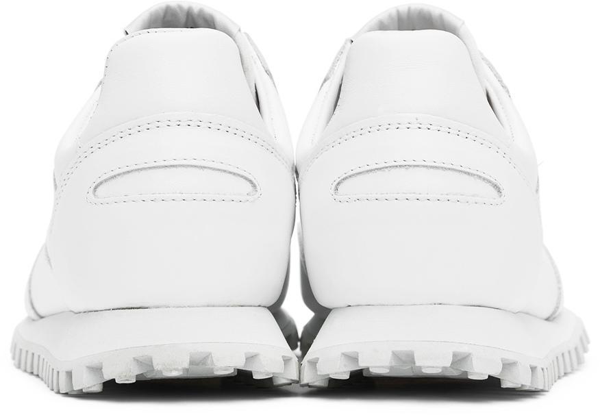 商品Comme des Garcons|White Spalwart Edition Hybrid Low Sneakers,价格¥2238,第4张图片详细描述