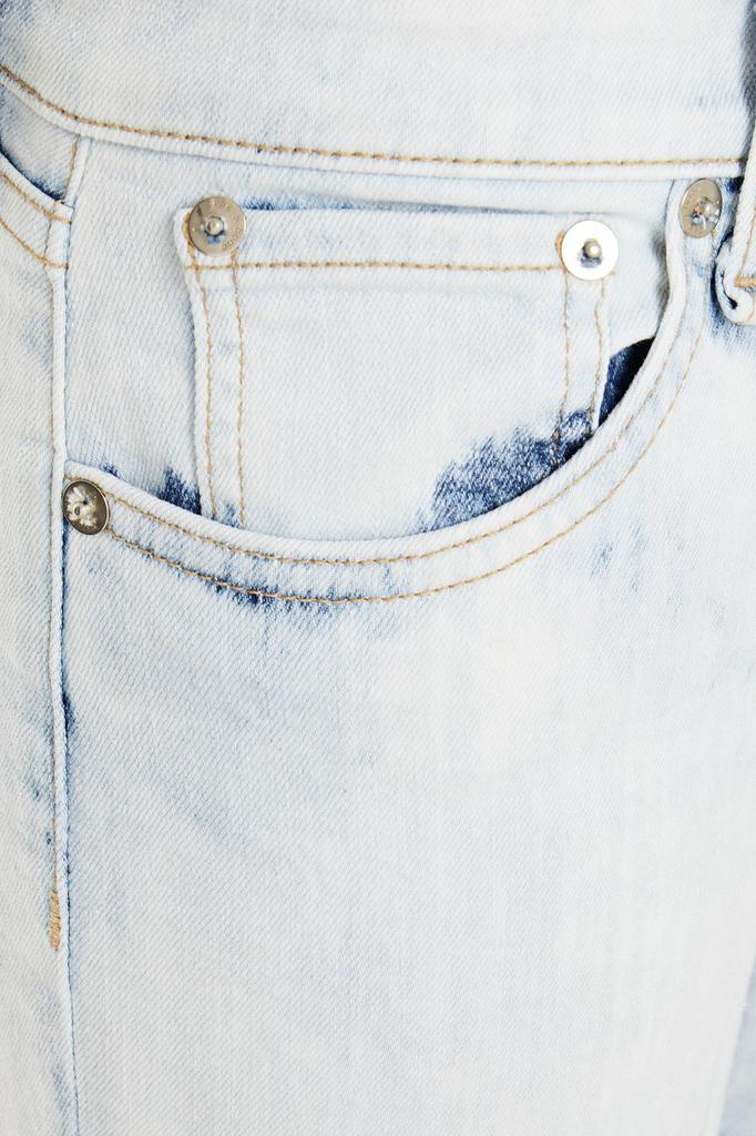 商品Rag & Bone|Cate cropped bleached mid-rise skinny jeans,价格¥573,第6张图片详细描述