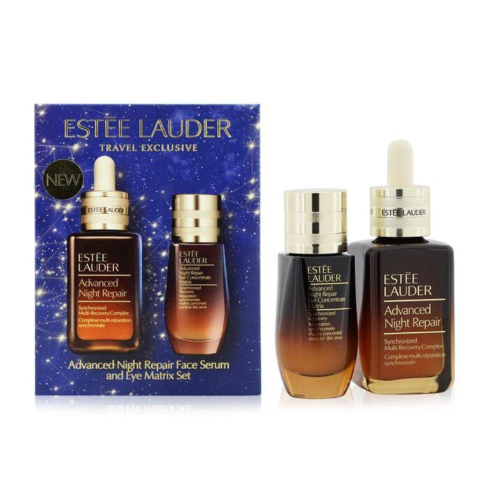 商品Estée Lauder|Estee Lauder 小棕瓶修护套装：修护肌活精华露 50ml+ 密集修护眼精华 15ml 2pcs,价格¥1012,第1张图片