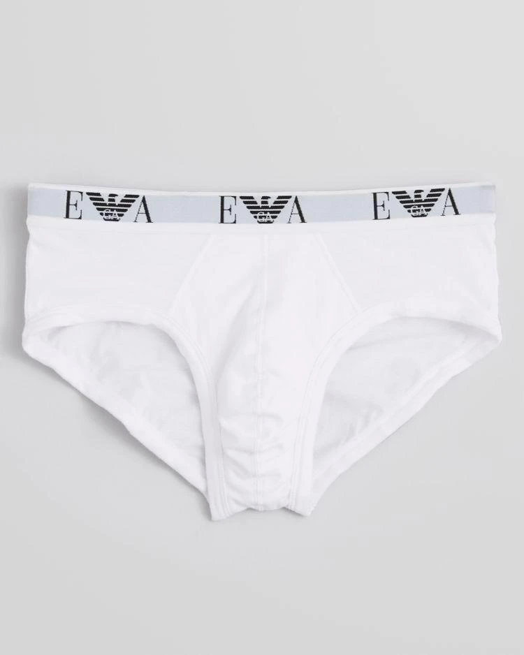 商品Emporio Armani|纯棉三角内裤 - 3件装,价格¥133,第2张图片详细描述