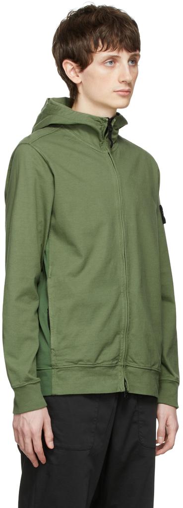 Green Cotton Hoodie商品第2张图片规格展示