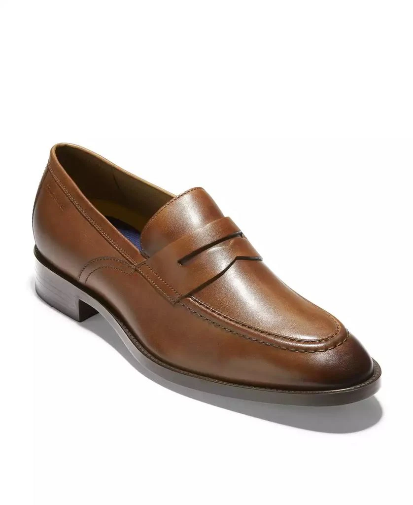 商品Cole Haan|Men's Hawthorne Slip-On Leather Penny Loafers,价格¥682,第1张图片