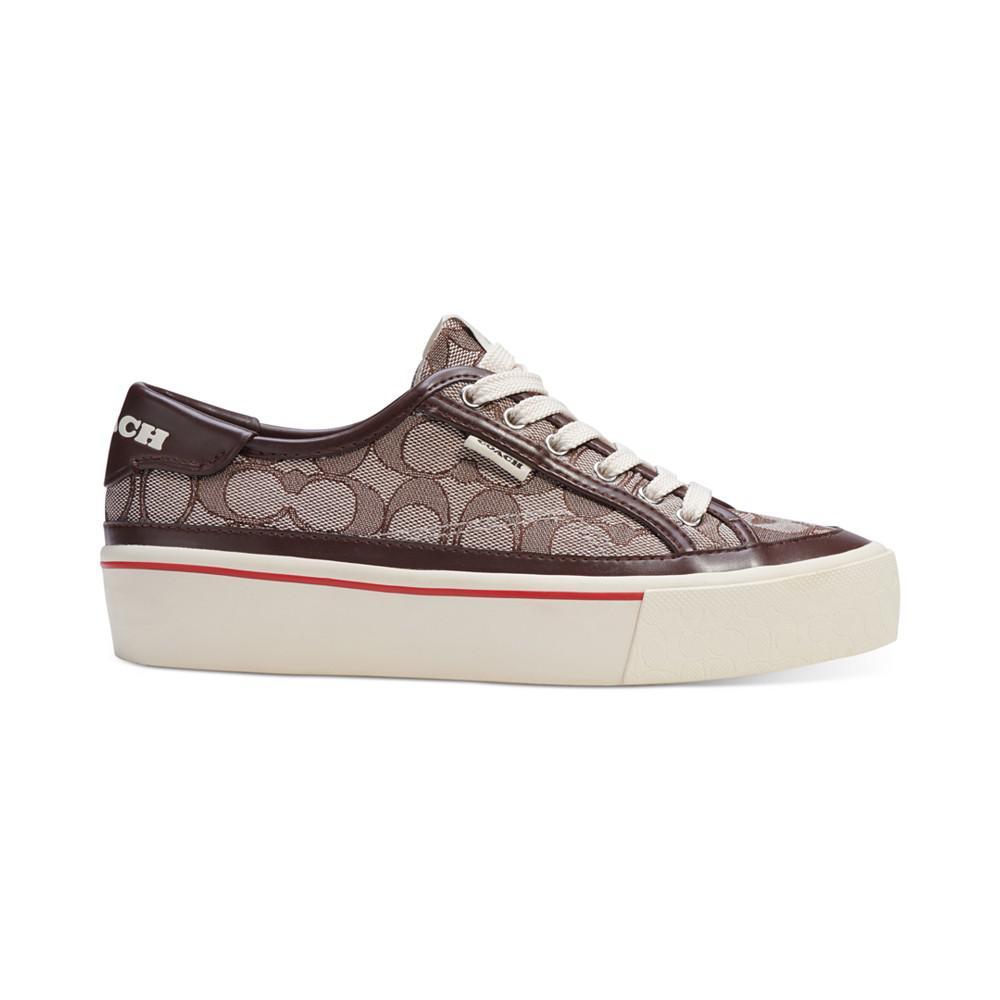 商品Coach|Women's Citysole Platform Jacquard Sneakers,价格¥545,第4张图片详细描述