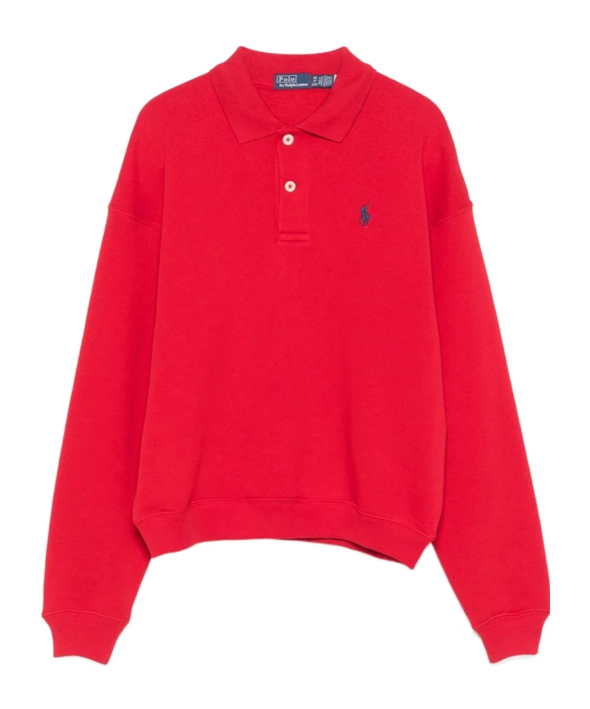 商品【商品预售7天】 Ralph Lauren|Ralph Lauren 女士POLO衫 211947966003 红色,价格¥1622,第1张图片