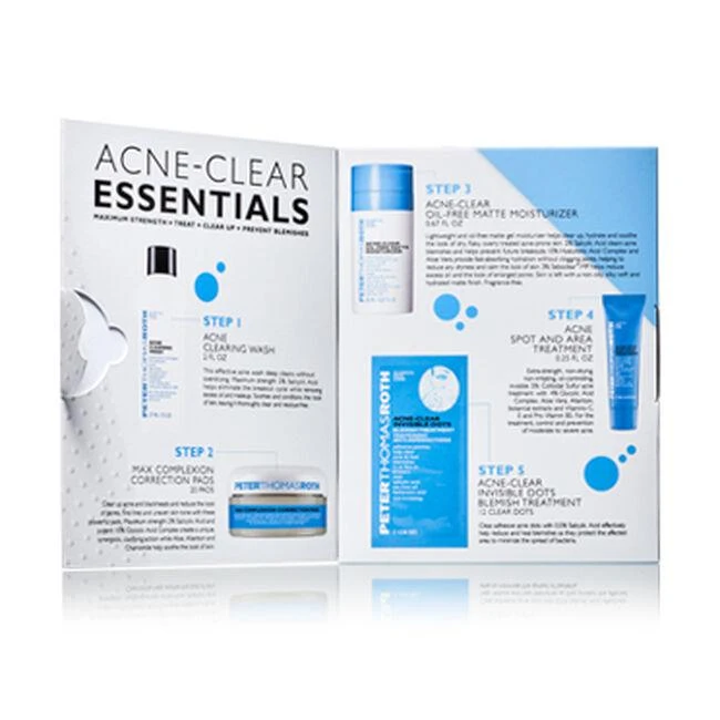 商品Peter Thomas Roth|Acne-Clear Essentials 5-Piece Acne Kit,价格¥187,第3张图片详细描述