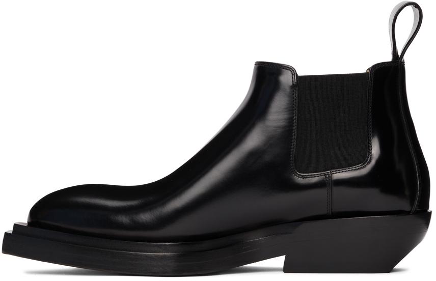 Black Chisel Chelsea Boots商品第3张图片规格展示