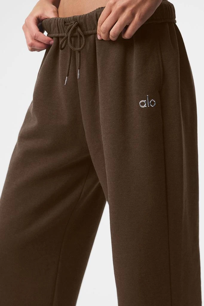 商品Alo|Accolade Straight Leg Sweatpant - Espresso,价格¥963,第4张图片详细描述