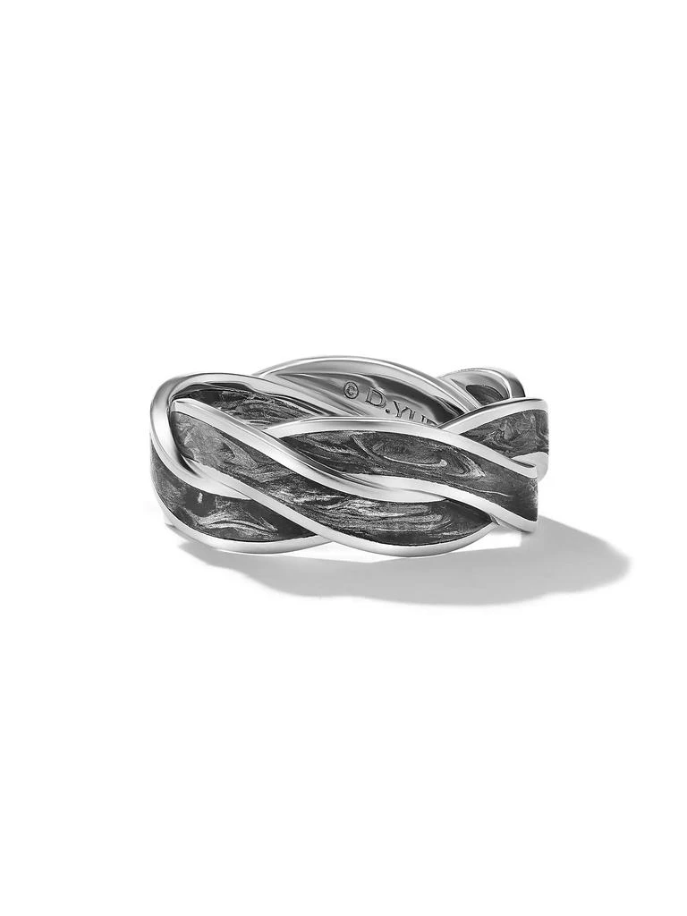 商品David Yurman|DY Helios™ Band Ring in 18K White Gold,价格¥23975,第1张图片