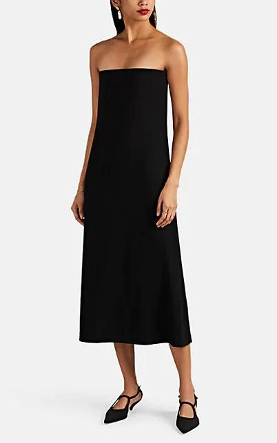 商品The Row|Paola Stretch Wool-Blend Strapless Column Dress,价格¥5570,第1张图片