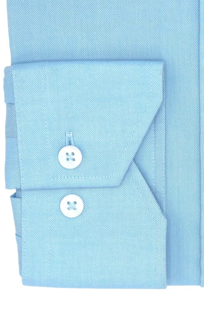 商品Lorenzo Uomo|Trim Fit Solid Textured Dress Shirt,价格¥414,第3张图片详细描述