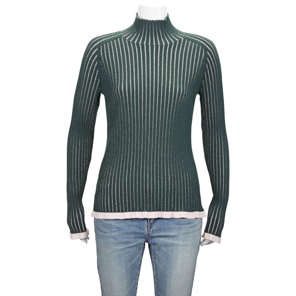 商品Burberry|Burberry Dark Forest Green Turtleneck Sweater, Size X-Large,价格¥3781,第1张图片